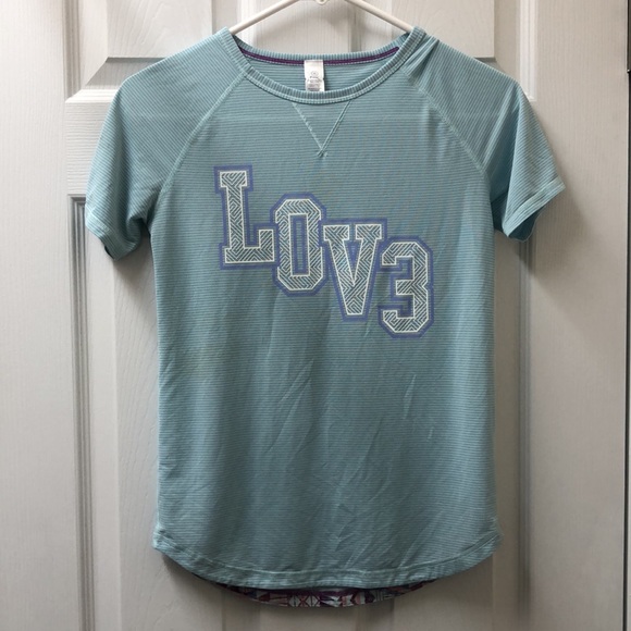 LIKE NEW! Ivivva Love 3 Graphic Mesh Tee - Picture 3 of 13
